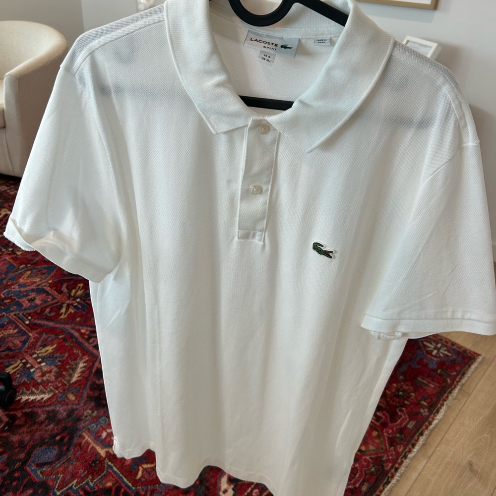 Lacoste Men's White Polo Shirt